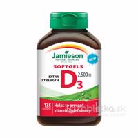 Jamieson Vitamín D3 2500IU 135 gélových kapsúl