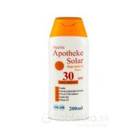 JutaVit Apotheke Solar Sun lotion 30 SPF opaľovacie mlieko 1x200 ml