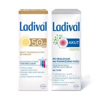 Ladival Anti-spot 50+SPF krém proti pigmentovým škvrnám 50ml + Akut Face sérum po opaľovaní 50ml