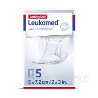 Leukoplast Leukomed Skin Sensitive sterilná náplasť 5x7,2cm, 5ks