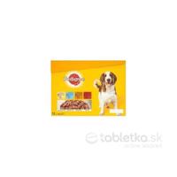 Mars PEDIGREE kapsička dog ADULT Multipack kura&jahňa&hydina&hovädzie v želé 12x100g