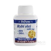 MedPharma RYBI OLEJ 1000 mg - EPA, DHA cps 30+7 zadarmo (37 ks)