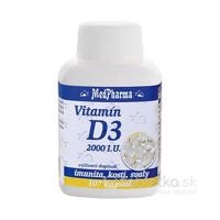 MedPharma Vitamín D3 2000 I.U. 107cps