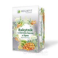 Megafyt Rakytník s čiernou bazou & lipou ovocný čaj 20x1,5g