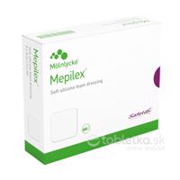 Mepilex e.m. 7,5x8,5cm obväz z mäkkého penového silikónu 5ks