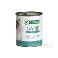 Natures P Konzerva dog adult game 800g