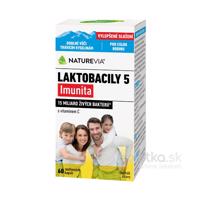 NATUREVIA LAKTOBACILY "5" Imunita s vitamínom C 60cps