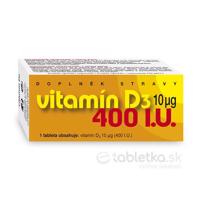 NATURVITA VITAMÍN D3 10 μg (400 I.U.) 1x90ks