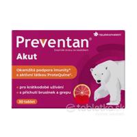 Neuraxpharm Preventan Akut s príchuťou brusníc a grapu 30tbl