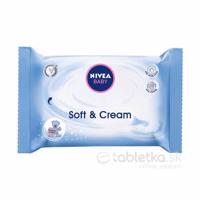 NIVEA Baby čistiace obrúsky Soft & Cream 63 kusov