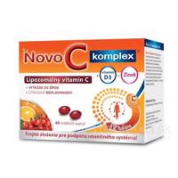 NOVO C KOMPLEX Lipozomálny vitamín C + vitamín D3 + zinok, 60 cps