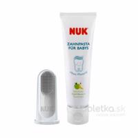 Nuk zubná pasta Apfel-Banane 40 ml + náprstok