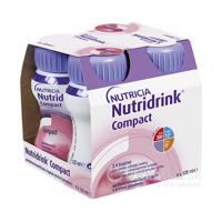 Nutridrink Compact s jahodovou príchuťou 4x125ml