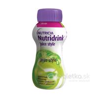 Nutridrink Juice Style s jablkovou príchuťou 24x200ml