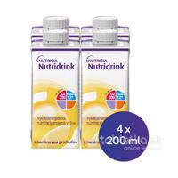 Nutridrink s banánovou príchuťou 4x200ml