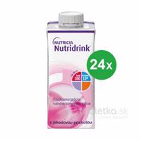 Nutridrink s jahodovou príchuťou 24x200ml