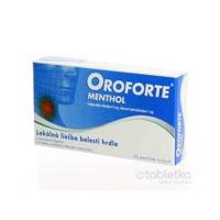 OROFORTE menthol 1x20pastiliek