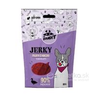 Pamlsok pre psov Mr. Bandit Jerky kačacie filety 80g