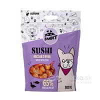 Pamlsok pre psov Mr. Bandit Sushi Duck & Fish 500g