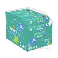 Pampers vlhčené obrúsky Fresh Clean 12x52ks