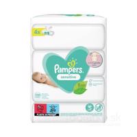 Pampers vlhčené obrúsky Sensitive 4x80ks