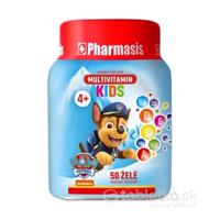 Pharmasis MULTIVITAMIN KIDS Labková patrola želé pre deti, modré 50ks