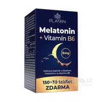 PLATAN Melatonín + B6 (150+30tbl) 180tbl