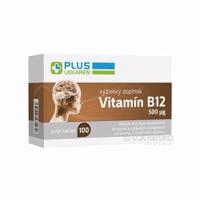 PLUS LEKÁREŇ Vitamín B12 500 µg tbl 100 tabliet