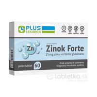 PLUS LEKÁREŇ Zinok Forte 60 tabliet