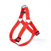 Postroj DUVO+, pre psov nylon červený 30-40cm/10mm