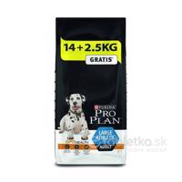 Purina ProPlan Dog Adult Large Athletic Kuracie mäso 14kg+2,5kg