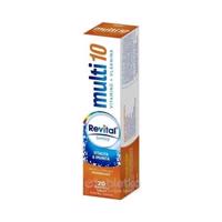 Revital multi 10 vitamínov + vláknina šumivý 20 eff tbl