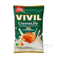 VIVIL Creme Life Karamel, oriešky smotanové cukríky bez cukru 90g