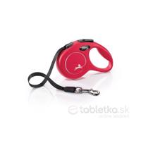 Vodítko Flexi Classic páska M 5m červené (do 25kg)