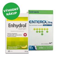 Výhodné balenie Enhydrol 10 vrecúšok + Enterol 250mg 10 kapsúl