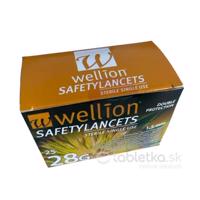 Wellion LANCETS 28G sterilná lanceta priemer 0,36mm 25ks