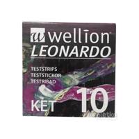 Wellion LEONARDO KET Prúžky testovacie 10 ks