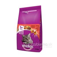 WHISKAS Adult Cat s hovädzím mäsom 1,4kg